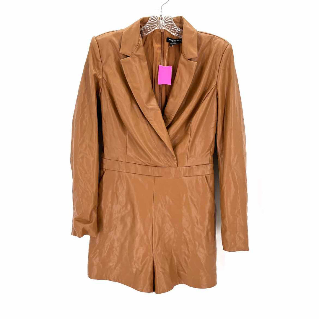 Size 6 GUESS Tan Dress
