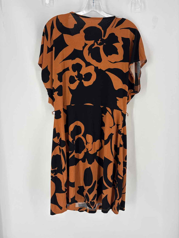 Size XXL Nine West Brown Print Dress