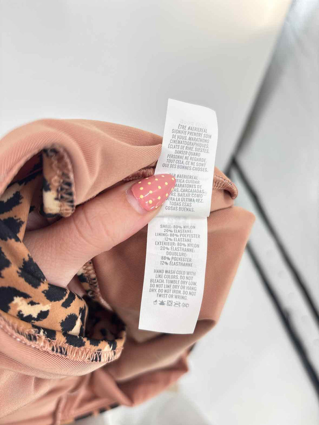 Size L AERIE Tan Swimsuit