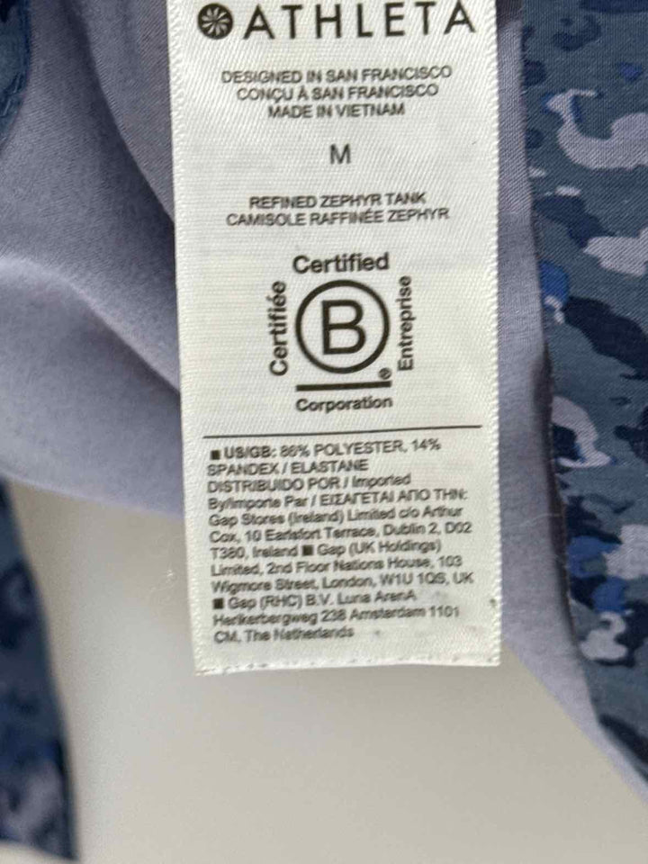 Size M Athleta Blue Shirt