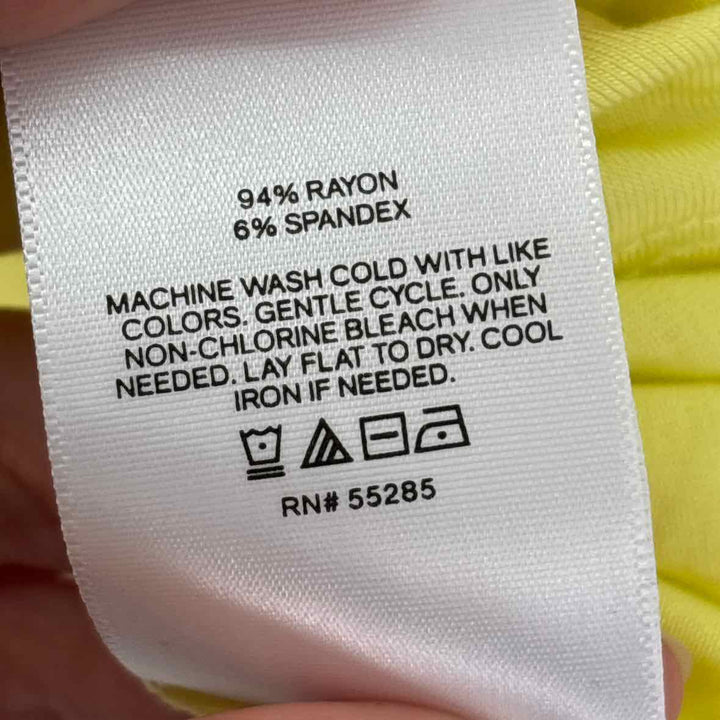 Size L EXPRESS Yellow Shirt