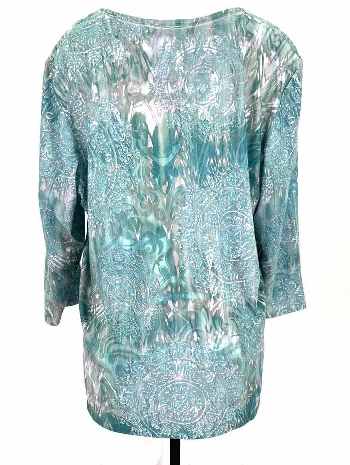 Size XL Chico's Teal Shirt