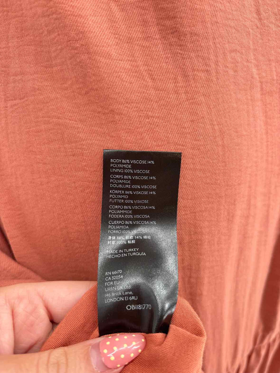 Size S MAEVE Coral Dress