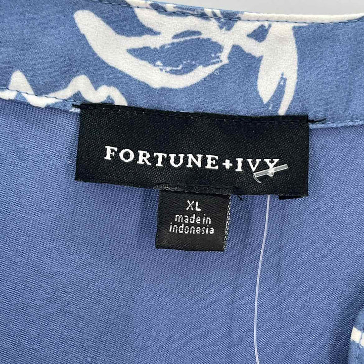 Size XL Blue Print Shirt
