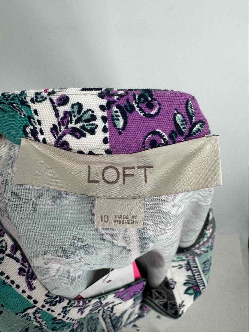 Size 10 LOFT Teal Dress