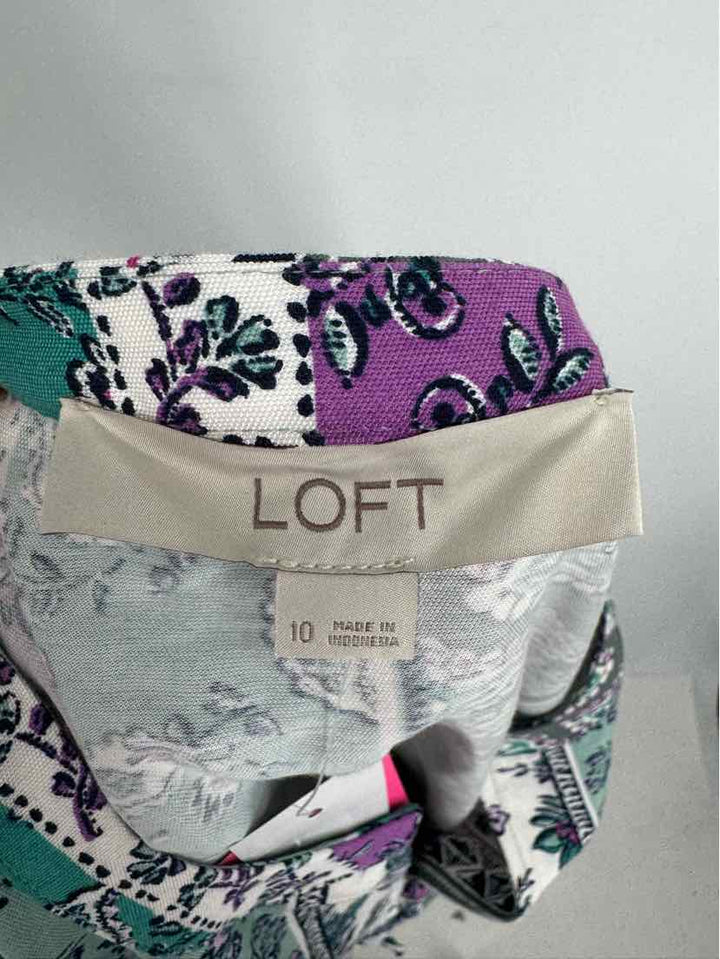 Size 10 LOFT Teal Dress