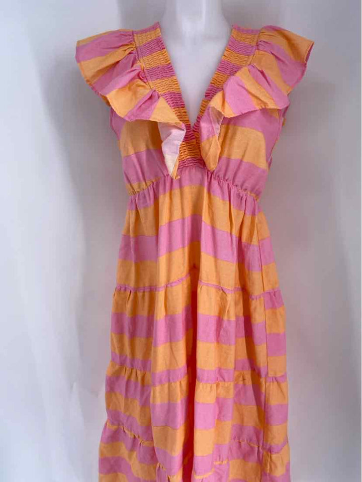Size M Orange Dress