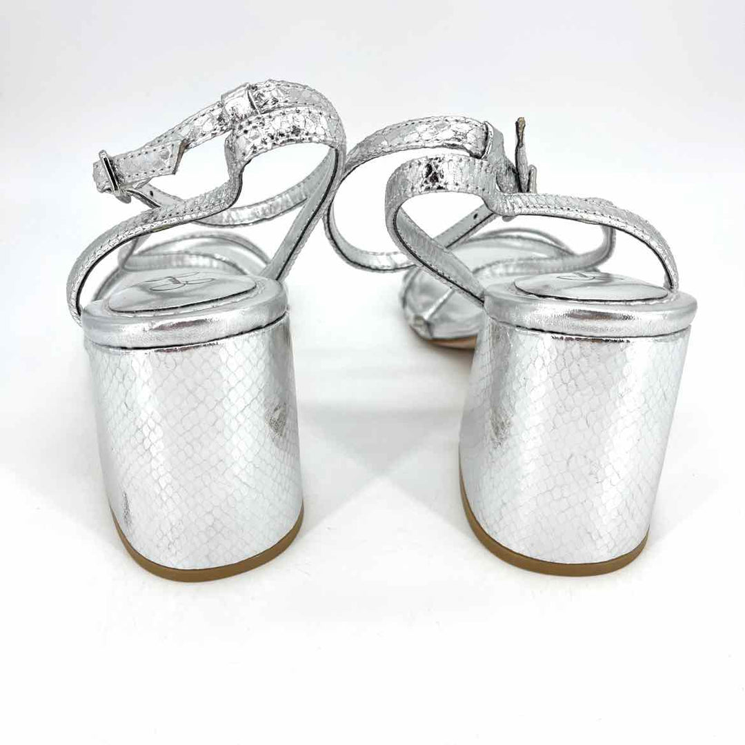 Shoe Size 10 Jessica Simpson Silver Sandals