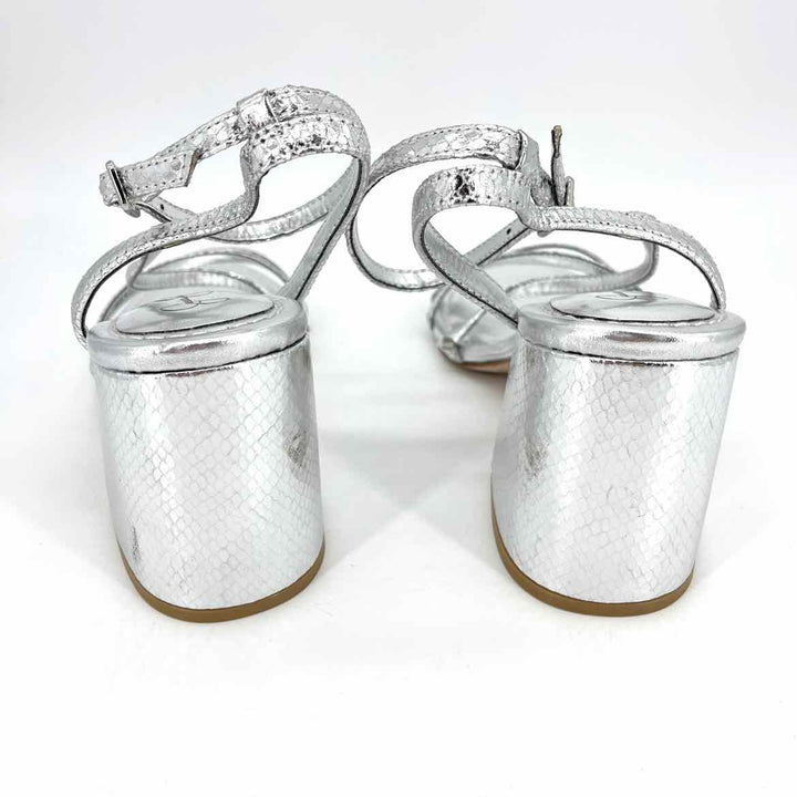 Shoe Size 10 Jessica Simpson Silver Sandals