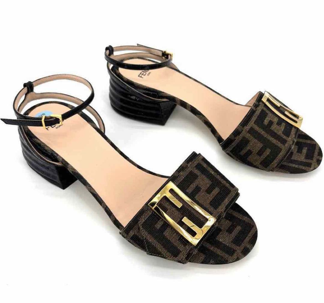 Shoe Size 37 Fendi Brown Luxury - Sandals