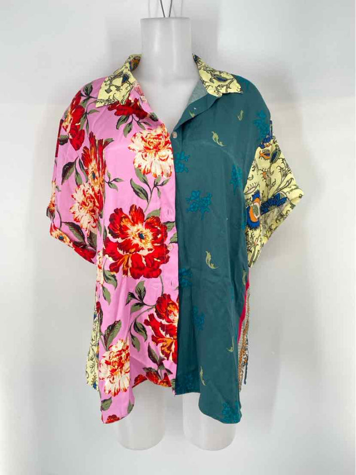 Size M Anthropologie Multi-Color Shirt