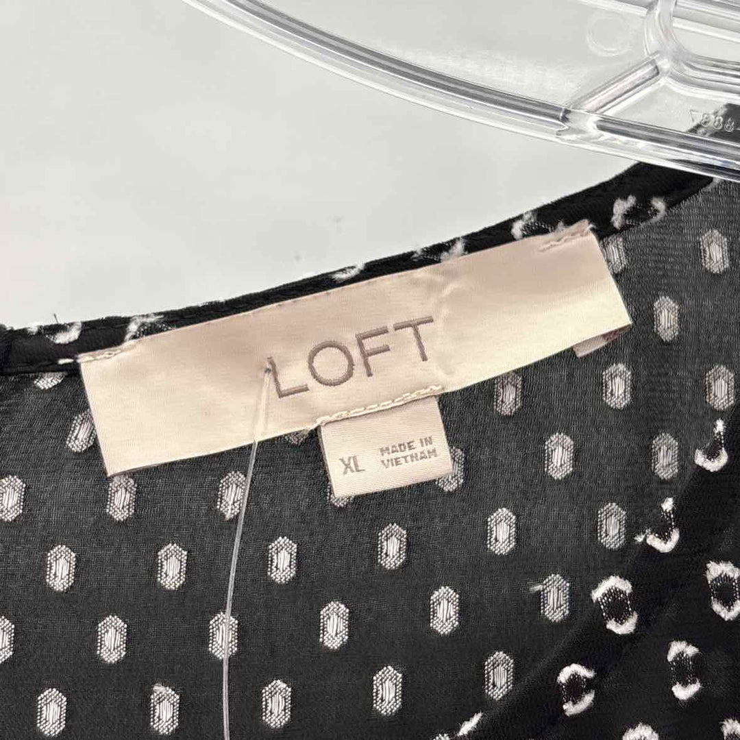Size XL LOFT Black Shirt