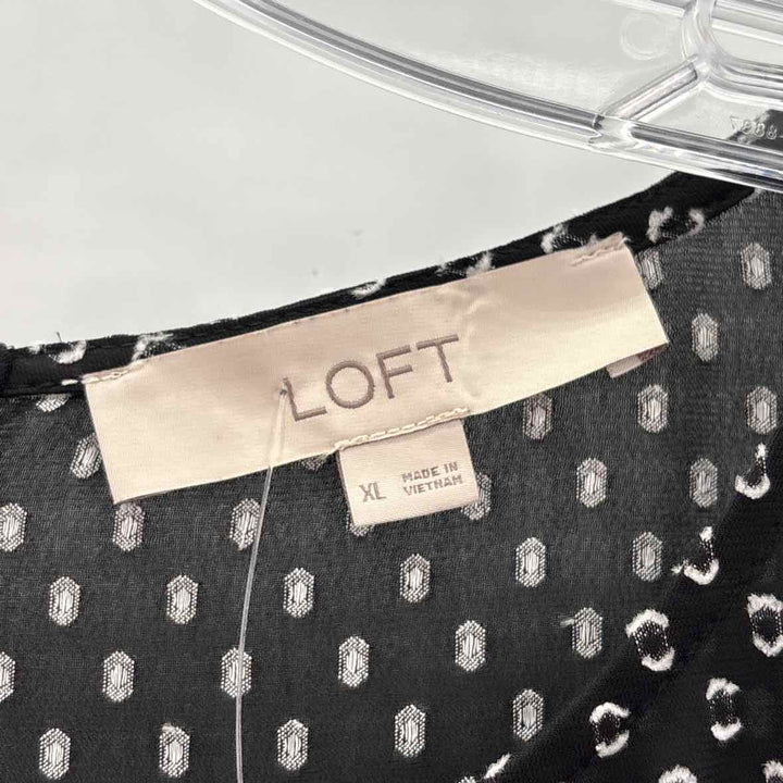 Size XL LOFT Black Shirt