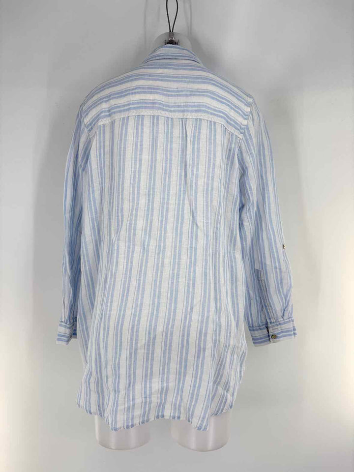 Size 1X SIGRID OLSEN Blue Shirt