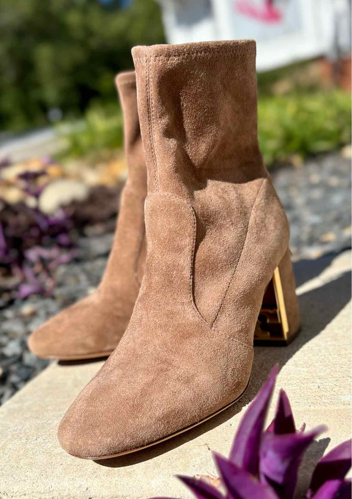 Shoe Size 8 Tory Burch Taupe Suede Boots