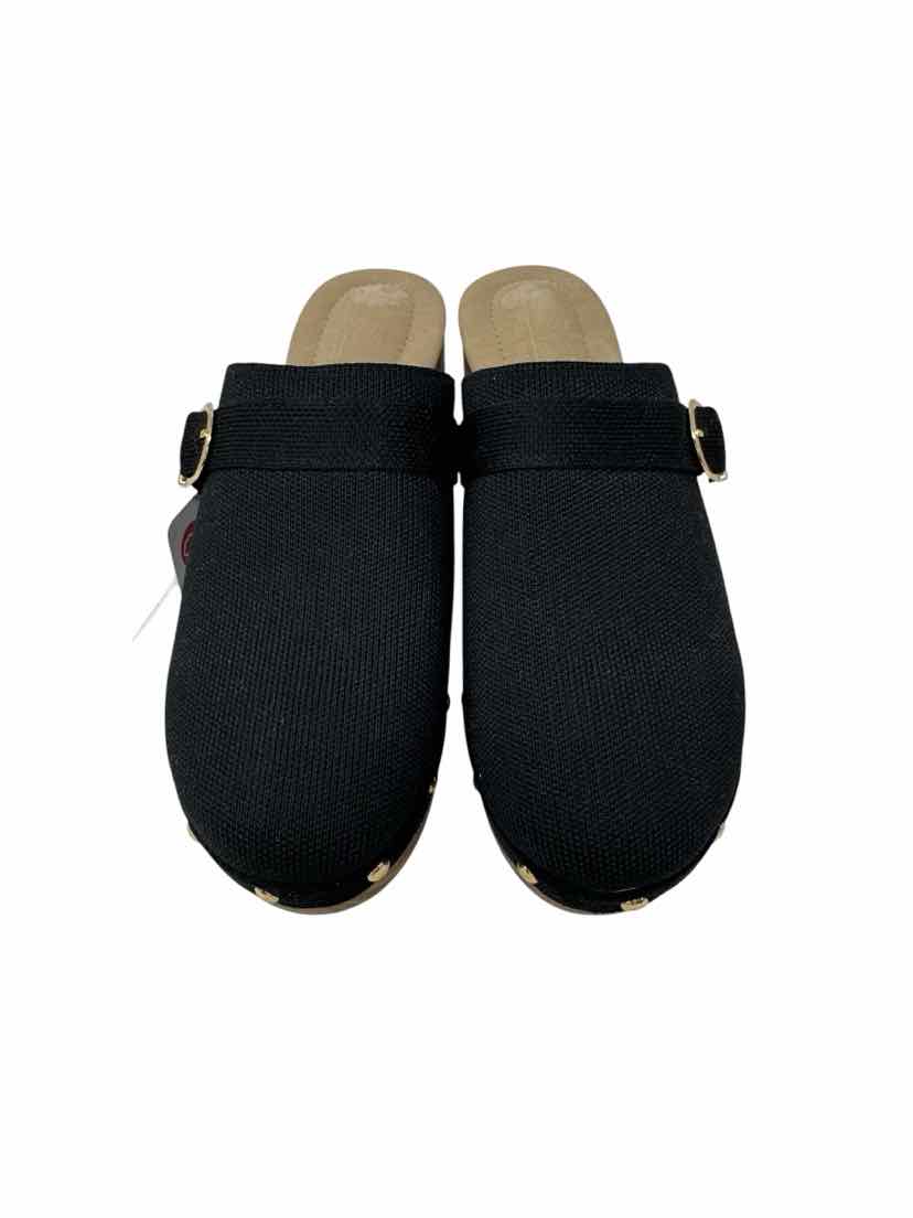Shoe Size 9.5 TARYN ROSE Black Mules