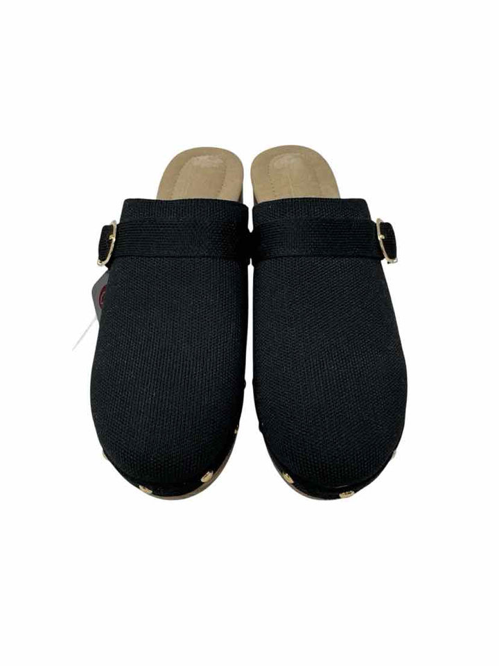 Shoe Size 9.5 TARYN ROSE Black Mules