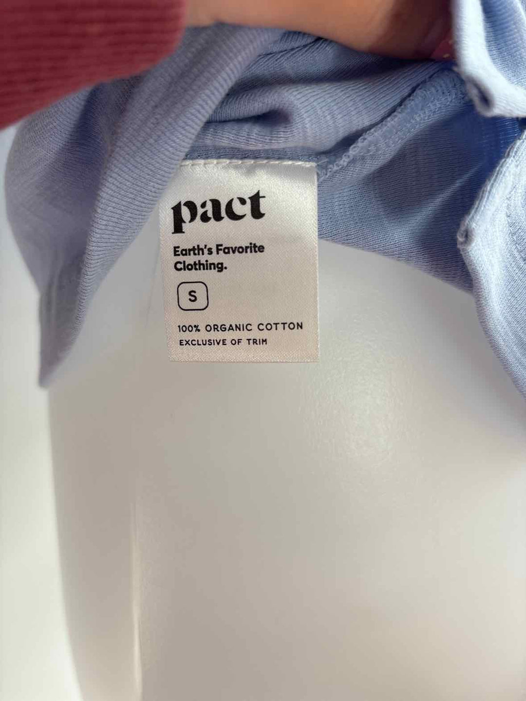 Size S PACT Blue Shirt