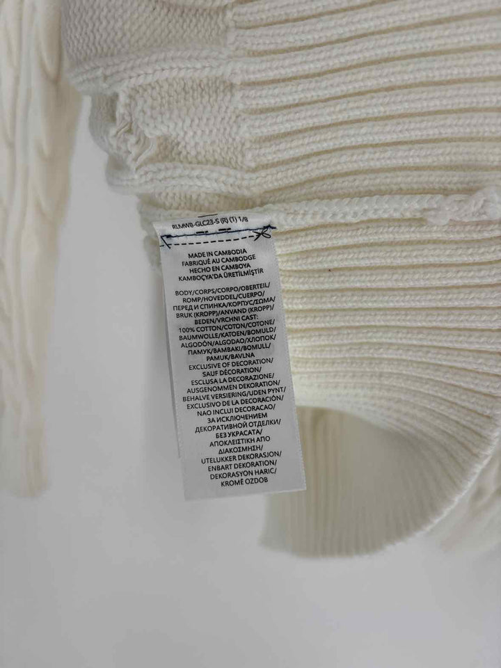 Size M POLO Cream Sweater