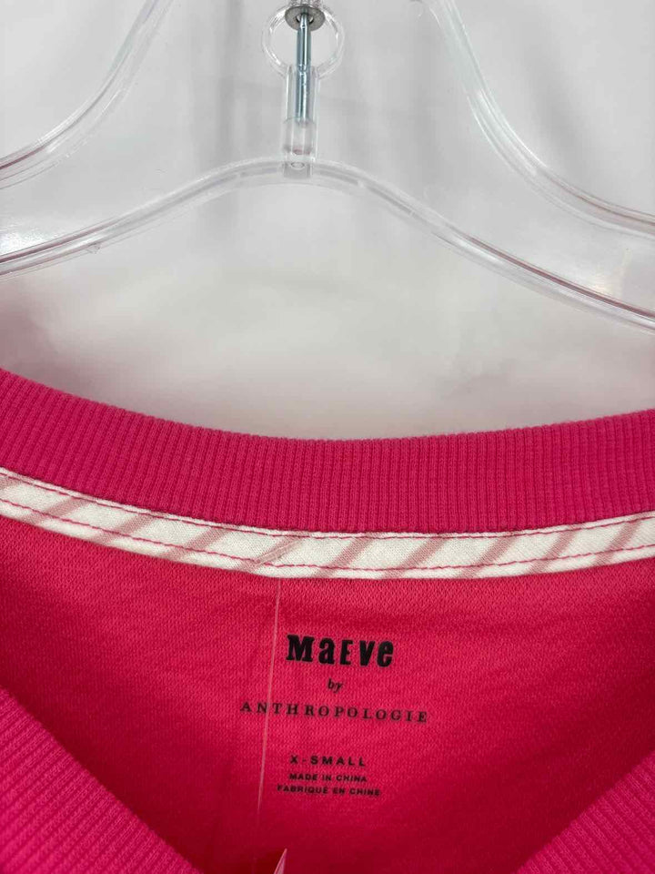 Size XS Anthropologie Pink Cotton Sweater