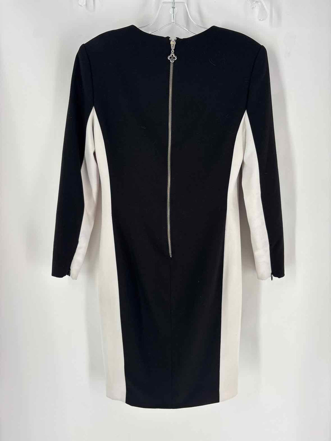 Size 2 PINK TARTAN Black/White Dress