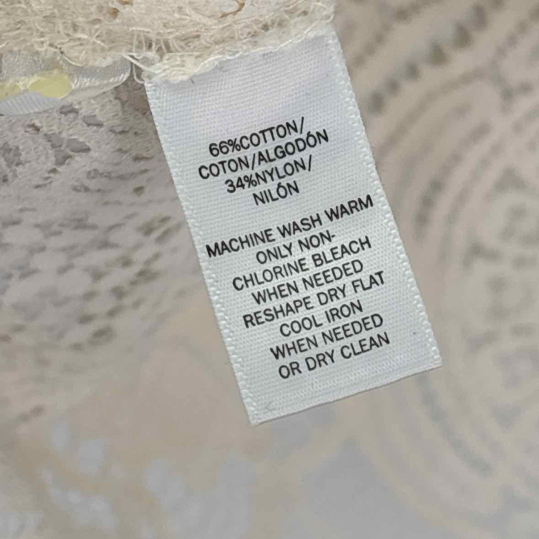 Size S LOFT Ivory Lace Skirt