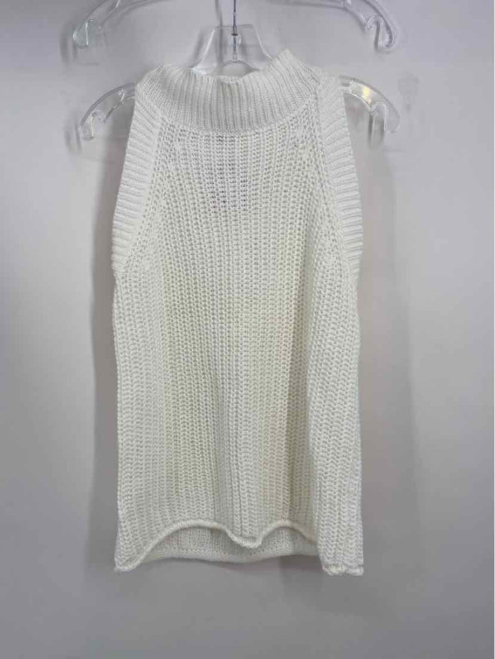 Size M Ann Taylor White Sweater