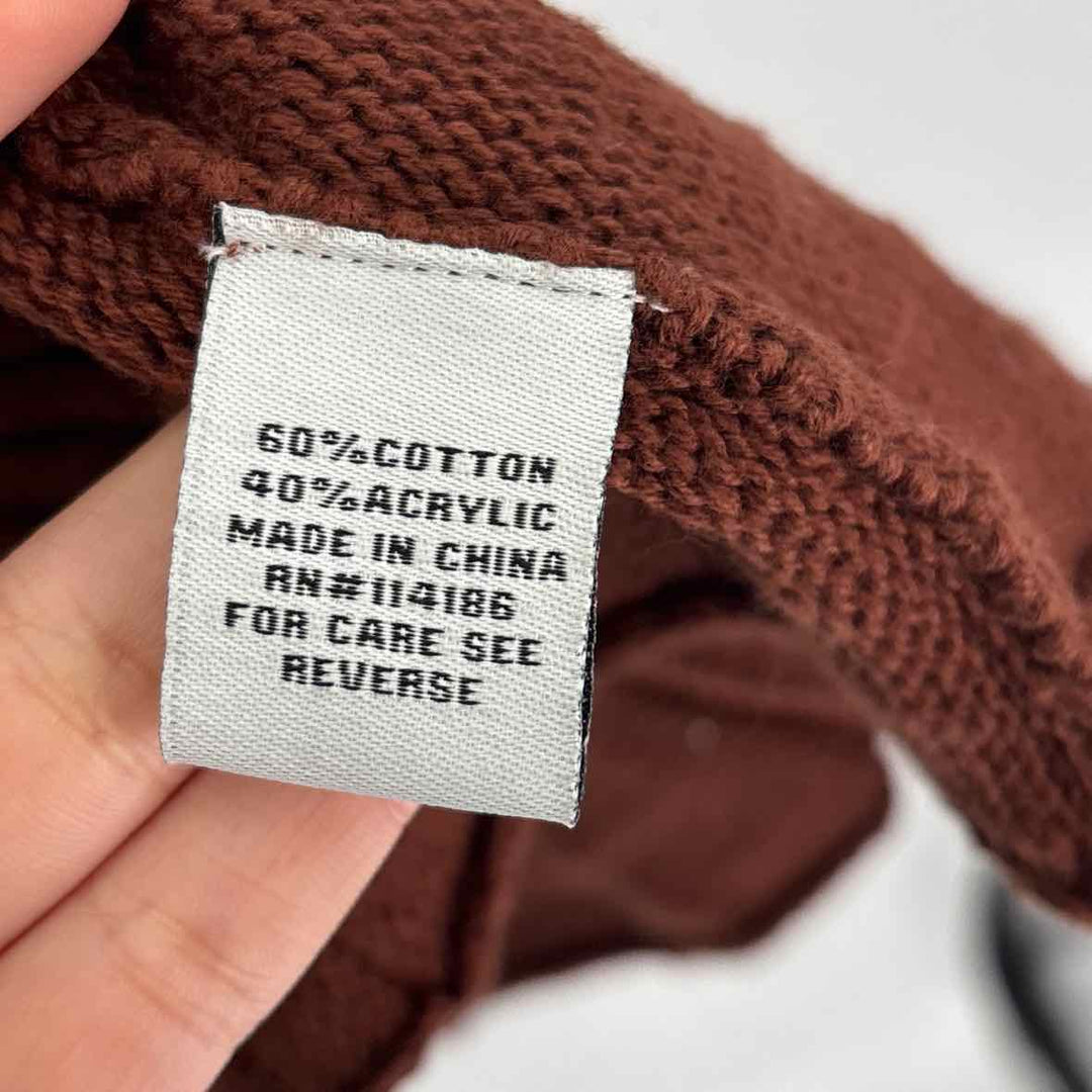 Size XL Brown Knit Cardigan