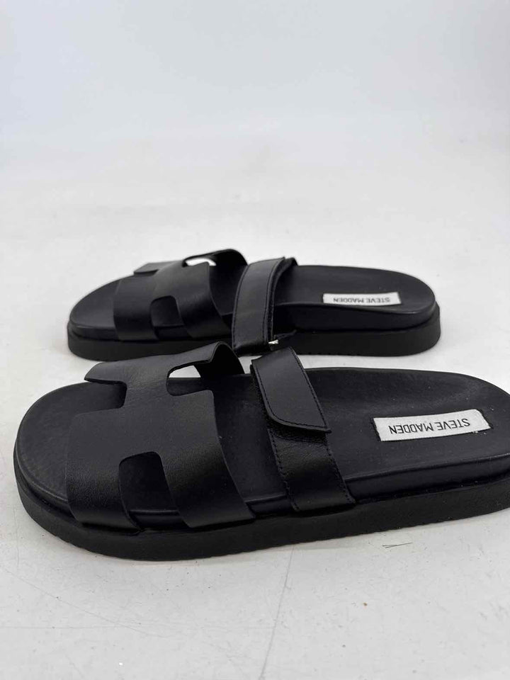 Shoe Size 9.5 Steve Madden Black Sandals