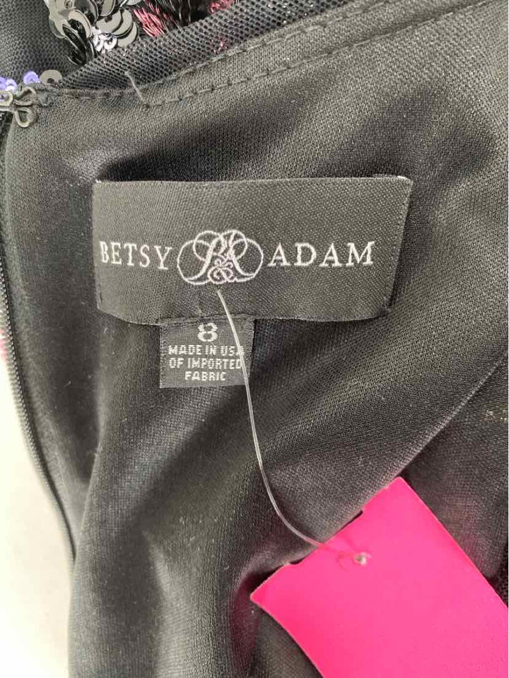 Size 8 BETSY ADAMS Black PROM