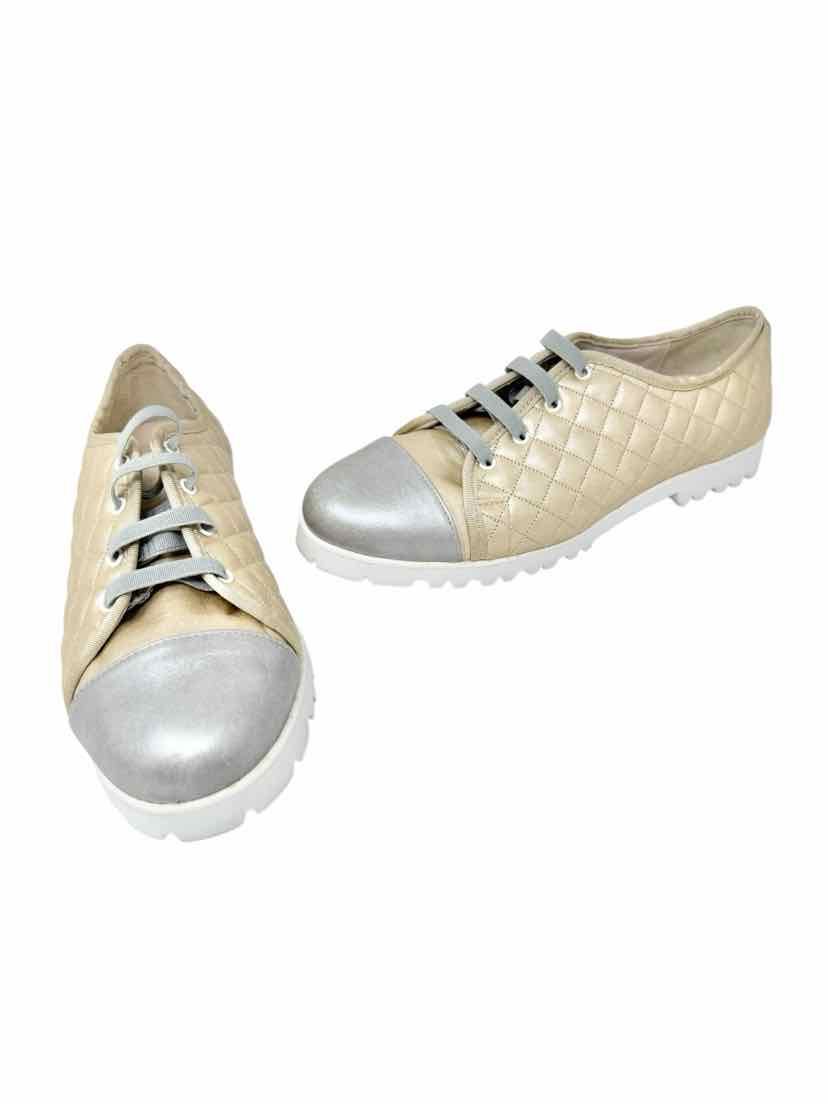 Shoe Size 7.5 Gold Sneakers
