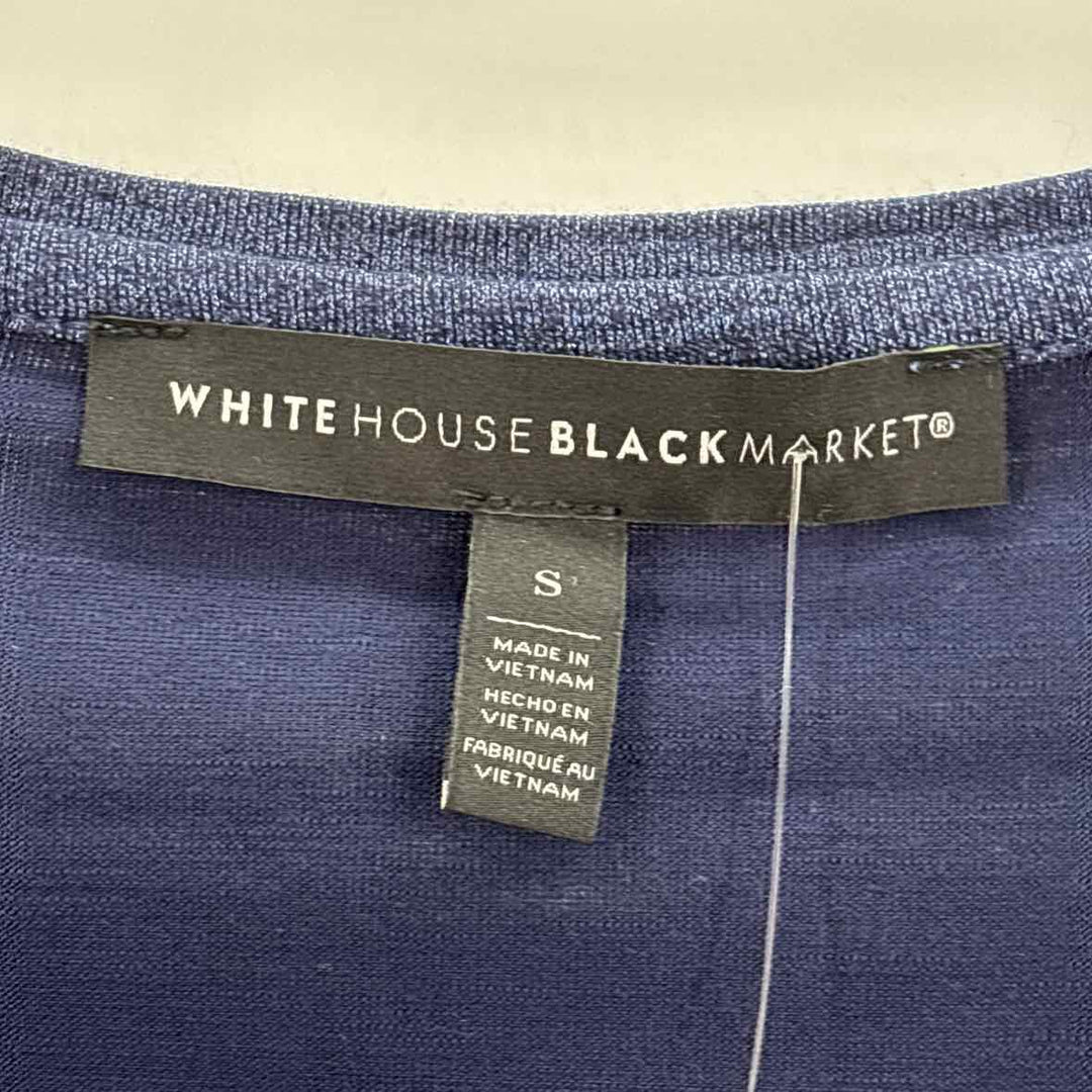 Size S White House Black Market Navy Shirt