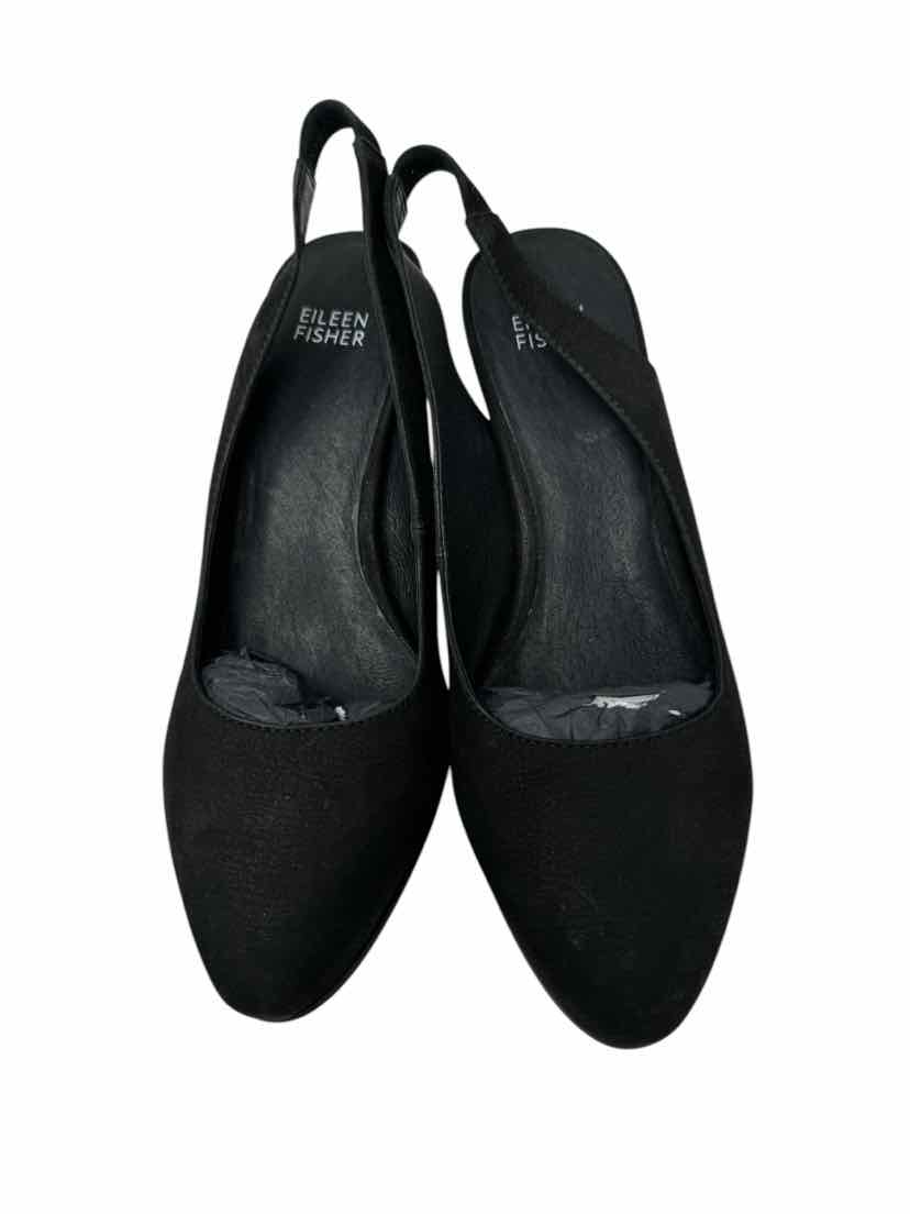 Shoe Size 7.5 Eileen Fisher Black Pumps