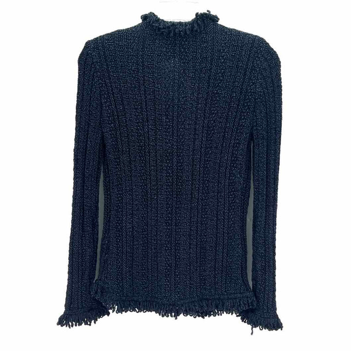Size 0 INTERMIX Navy Knit Cardigan