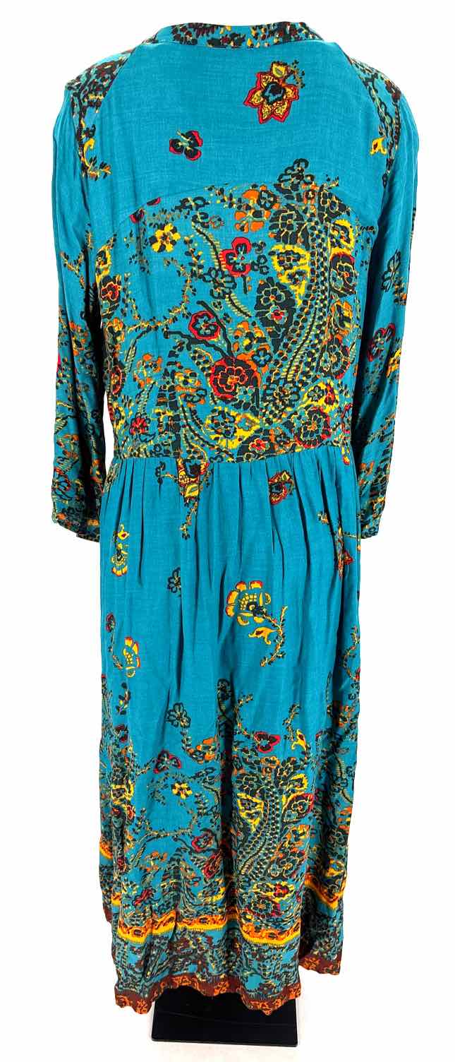 Size L FREE PEOPLE Blue Dress