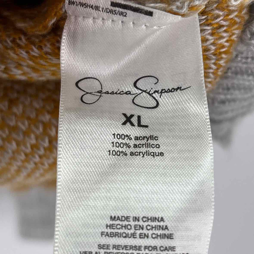 Size XL Jessica Simpson Gray Knit Sweater