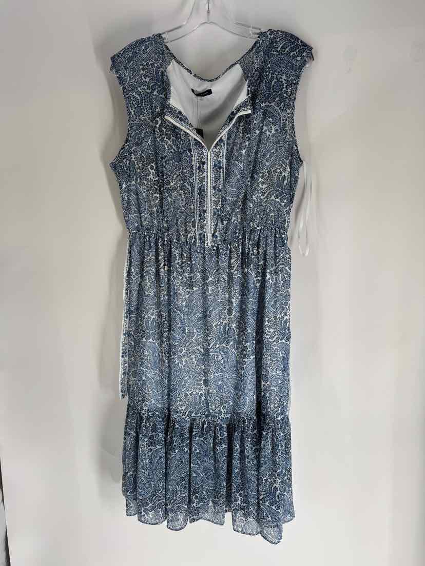 Size 14 TOMMY HILFIGER Blue Print Dress
