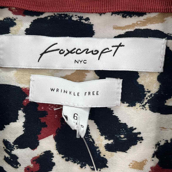 Size 6 FOXCROFT Multi-Color Shirt