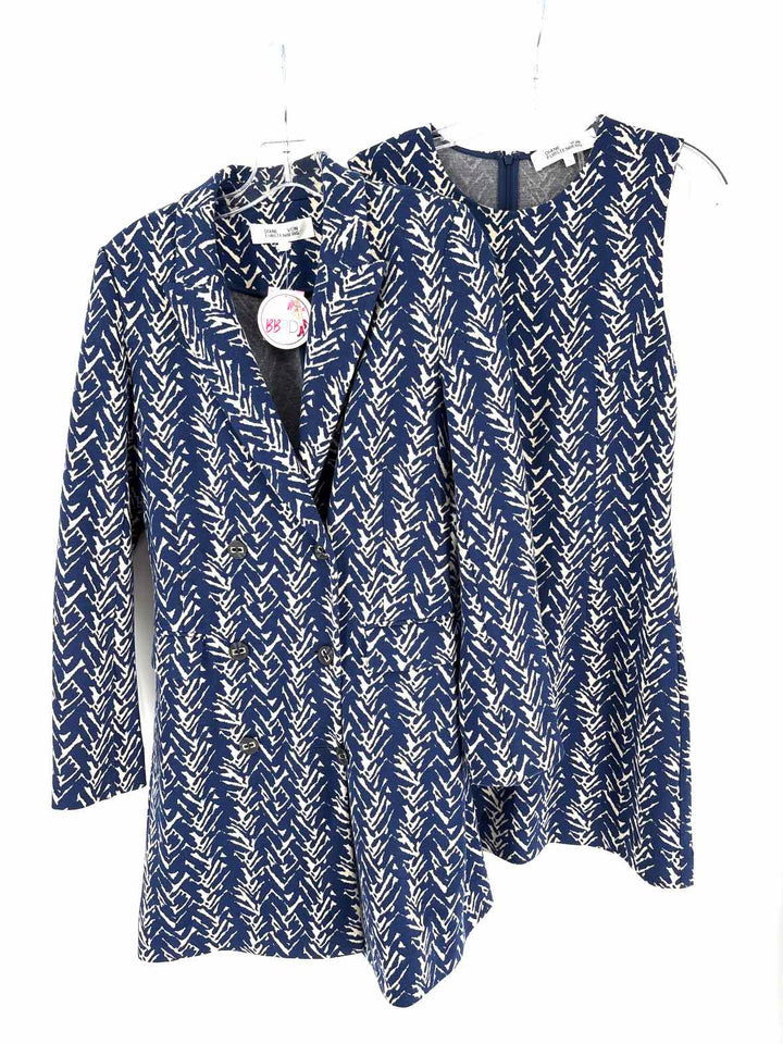 Size 10 DIANE VON FURSTENBERG Blue Luxury - Dress
