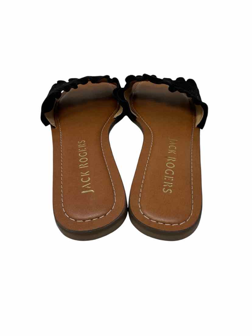 Shoe Size 9.5 Jack Rogers Black Suede Sandals