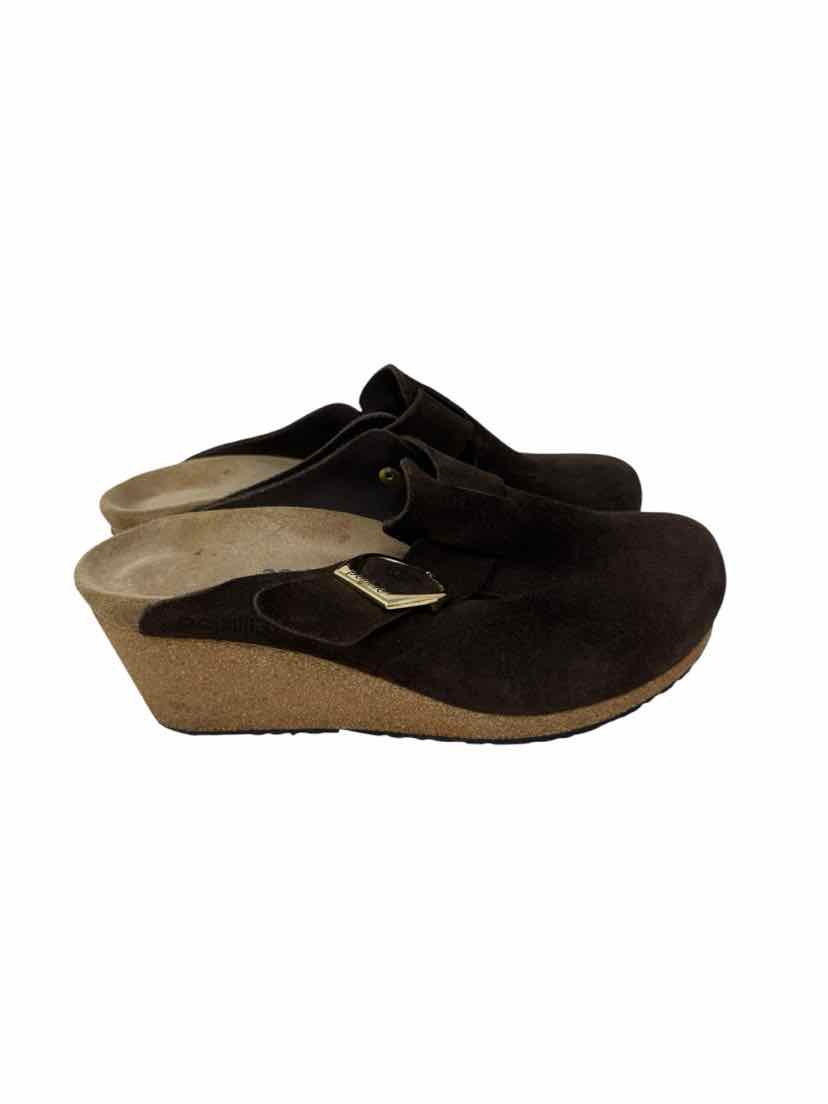 Shoe Size 38 PAPILIO Brown Suede Pumps