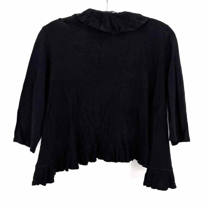 Size L Black Knit Cardigan