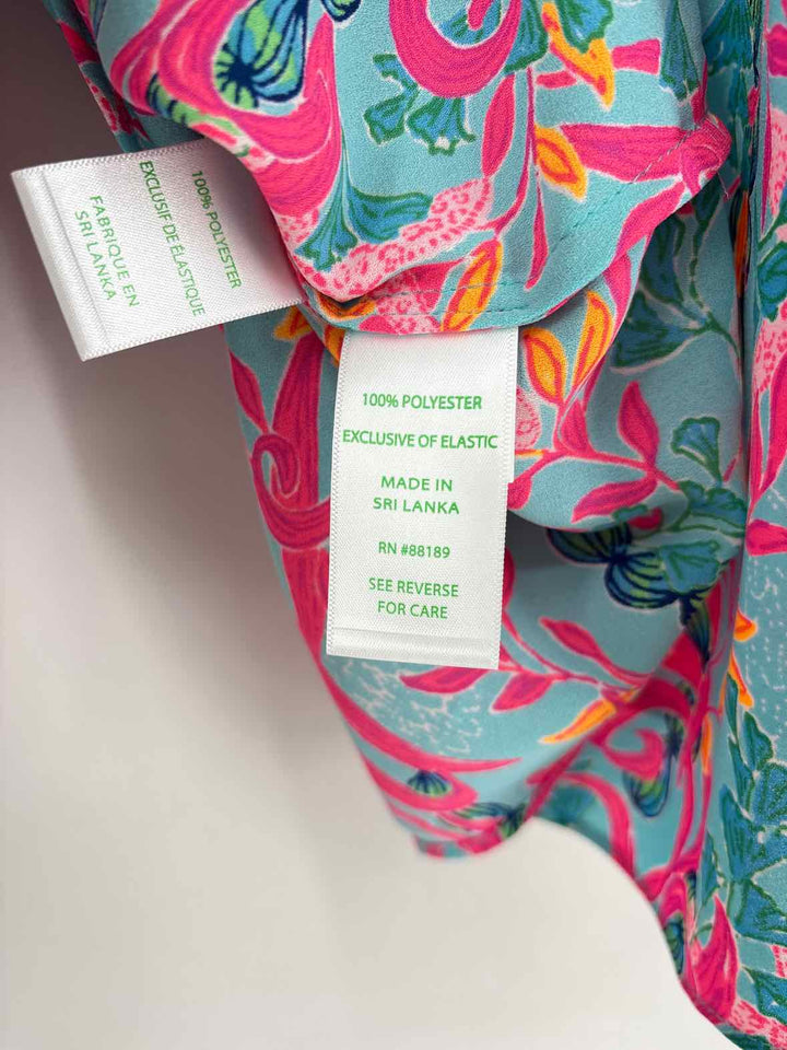 Size M Lilly Pulitzer Teal Shirt