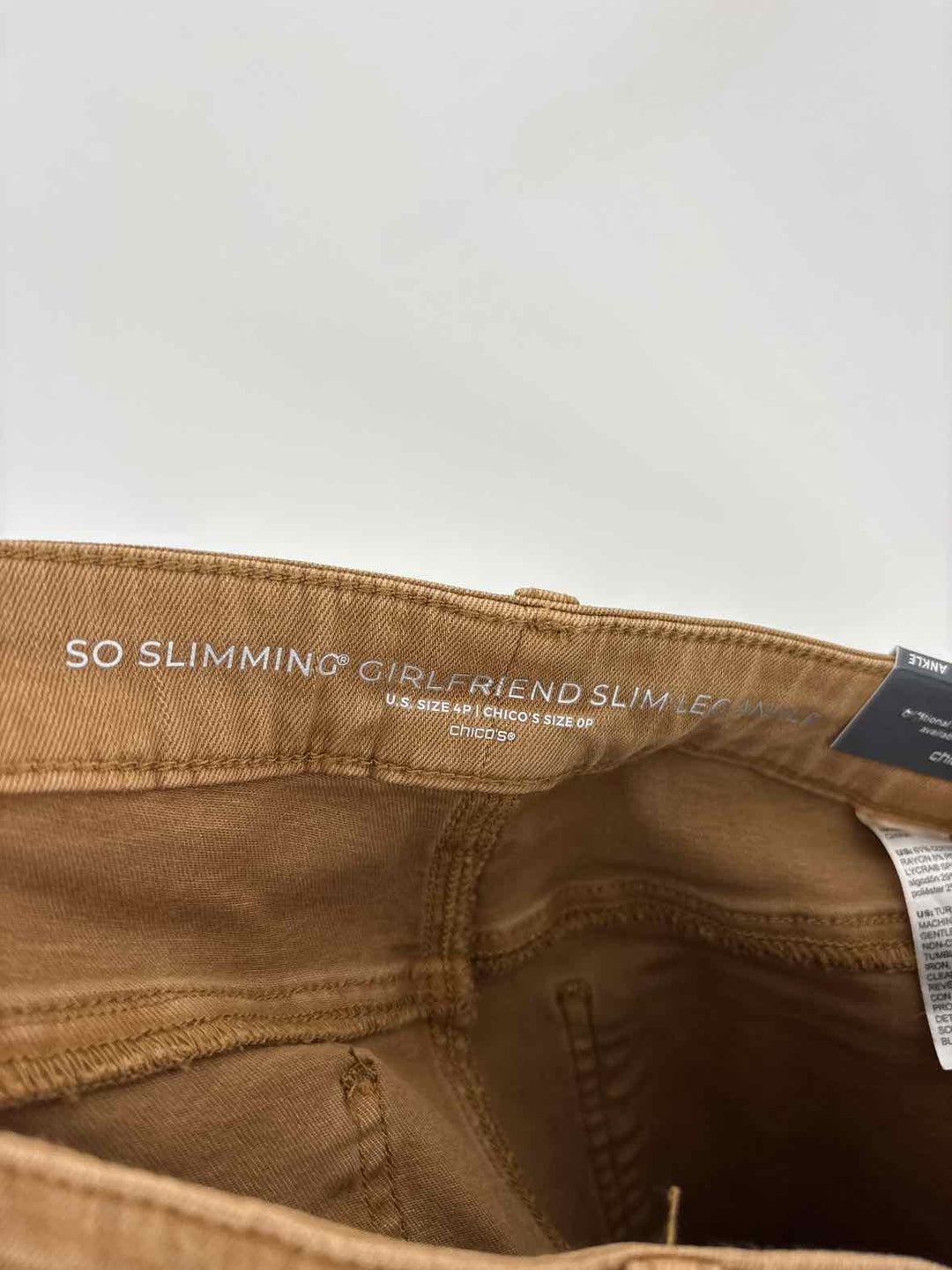 Size 4P Chico's Tan Pants