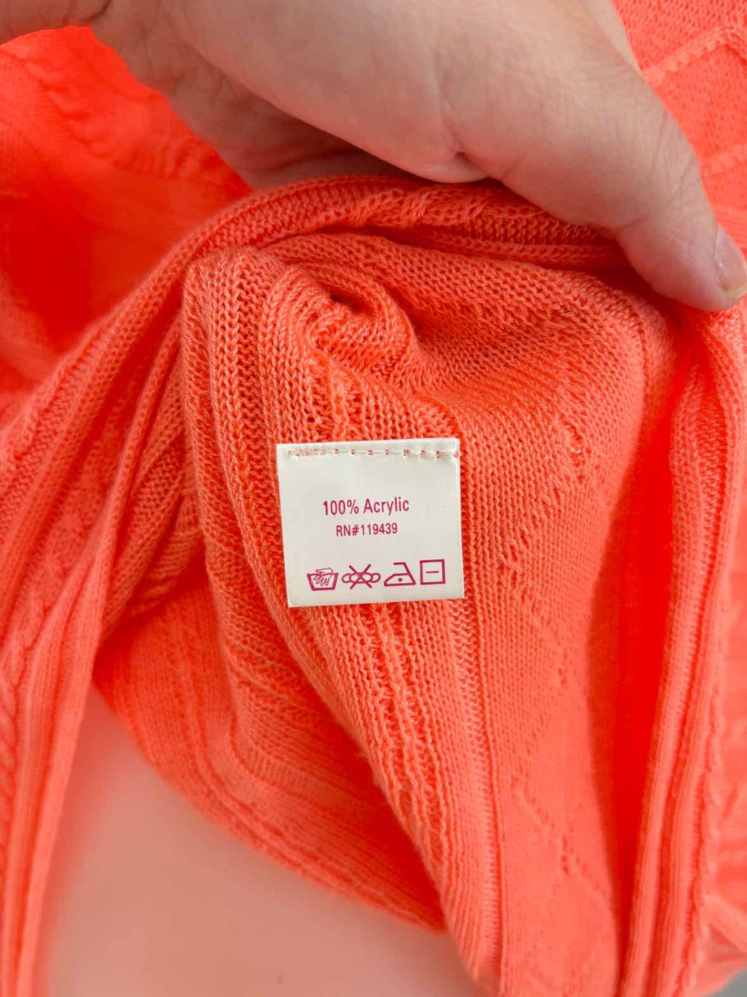 Size M/L JULIE BROWN Orange Sweater