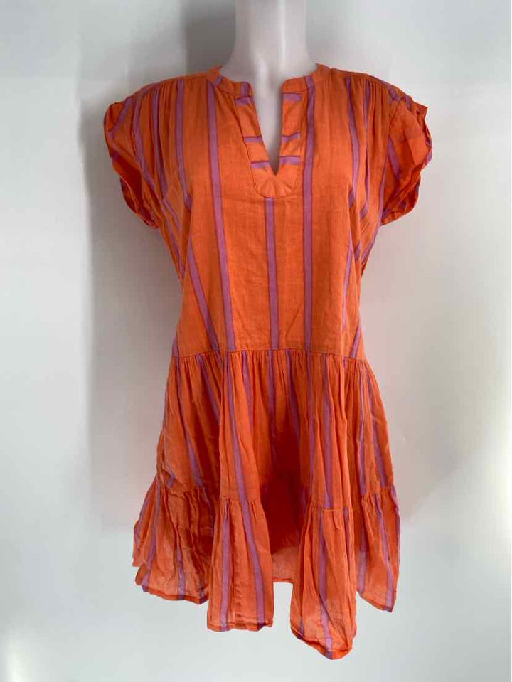 Size L OLIPHANT Orange Dress
