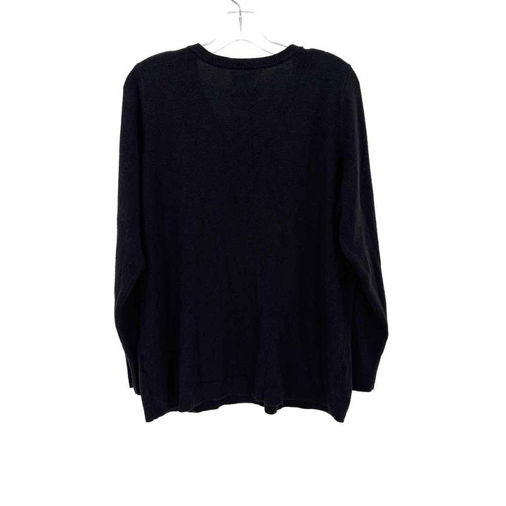 Size 1X Croft & Barrow Black Sweater