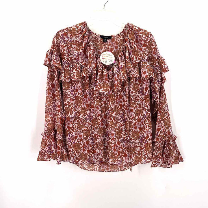 Size XS J Crew Multi-Color Shirt