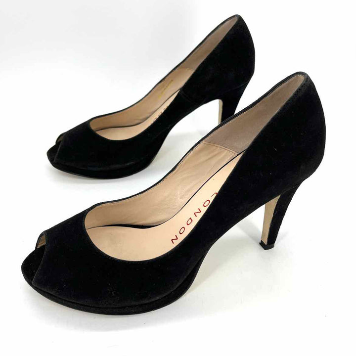 Shoe Size 8 SACHA LONDON Black Leather Heels