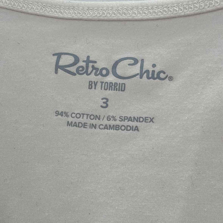 Size 3X Torrid Cream Shirt